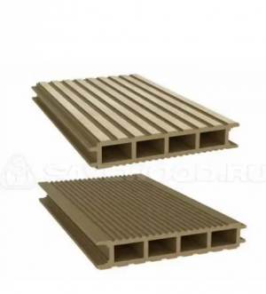 Террасная доска из ДПК Savewood Ulmus узкий вельвет тик